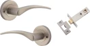 Oxford Lever - Round Rose Integrated Privacy Set - SN