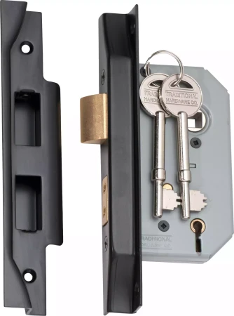 Rebated 5 Lever Mortice Lock - Backset 46mm - MB