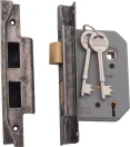 Rebated 5 Lever Mortice Lock - Backset 57mm - RN