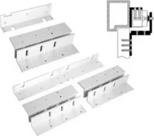 L & Z Brackets for Single / Double FEM5700 Series Mag Locks