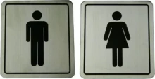 Bathroom Signage Options - SS