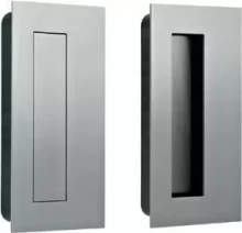 Rectangular Offset Flush Pulls - 135mm - SS