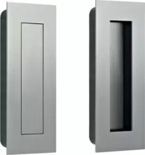 Rectangular Flush Pulls - 135mm - SS