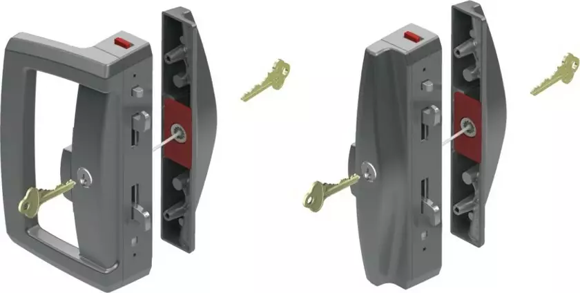 Aria Endeavour - Surface Mounted - Deadlock  - Sliding Door Lock Aria Endeavour - Surface Mounted - Deadlock  - Sliding Door Lock