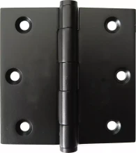 Aluminium Door 90mm Butt Hinge - BLK