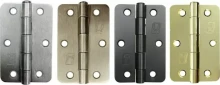 Radius Butt Hinge 89x58x2mm LP Steel R1/4