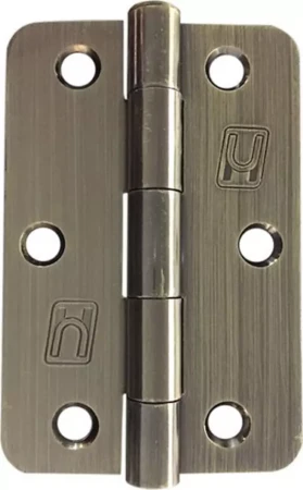 Radius Butt Hinge 89x58x2mm LP Steel R1/4 - BRZ