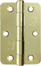 Radius Butt Hinge 89x58x2mm LP Steel R1/4 - EB