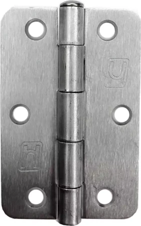 Radius Butt Hinge 89x58x2mm LP Steel R1/4 - SC