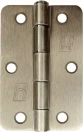 Radius Butt Hinge 89x58x2mm LP Steel R1/4 - SN