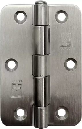 Radius Butt Hinge 89x58x2mm LP SS04 R1/4 - SSS