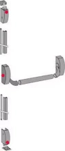 Single Door 3 Point Locking Exit Device - SIL