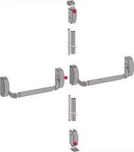 Double Door 1 Point & 2 Point Locking Exit Devices - SIL