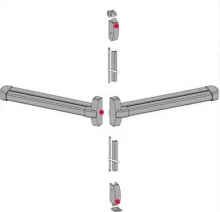 Double Door 1 Point & 2 Point Locking Exit Devices - SIL