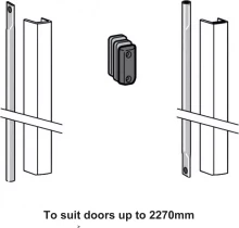 Connecting Rod Set (Doors up to 2270mm) - SIL