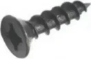 Screw - Steel Hingefix #8x25 PZ - BLK