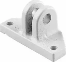 Centre Offset Bracket - White