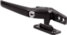 Avon 17mm Timber LH Locking Handle - BLK