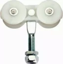 290 Hanger Metal Door 4W Std Bolt Nylon Wheels