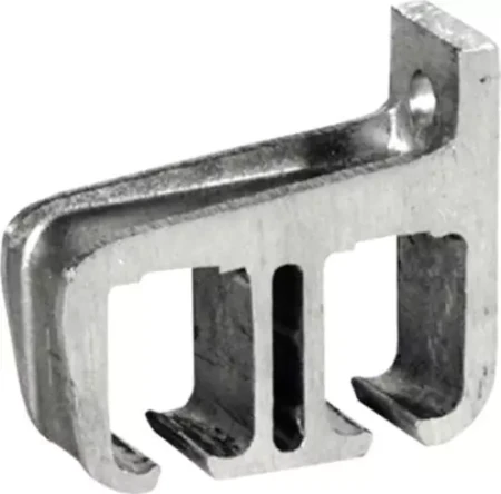 290 Bracket Face Fix Double Track - Aluminium