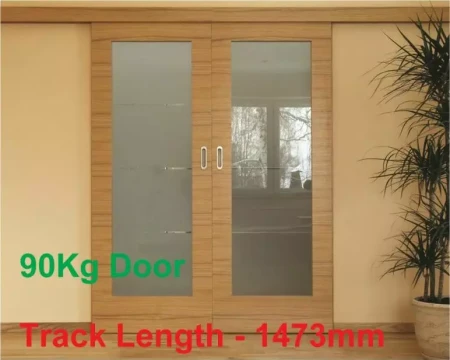 Marathon 90kg Single Door/1473mm Track Kit