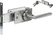 80mm Backset Mid Rail Lock & Accessories