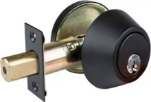 Urban Deadbolt Key/Turn - BLK