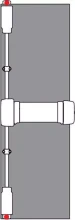 Fluid 2 Point Exit Device Vertical Latch - SIL