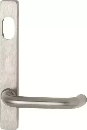 Narrow Ext Lever on Plate w/ Cyl Hole - SC