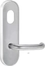 Round End Ext Lever on Plate With Cyl Hole - SC