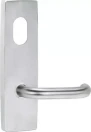 Square End Ext Lever on Plate w/ Cylinder Hole - SC