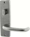 Square End Int Lever on Plate w/ Turn Knob - SC