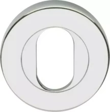 Velocity 55mm Round Oval Cylinder Escutcheon