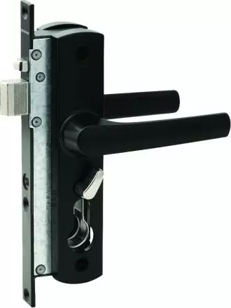 MK11 Security Door Lock - No Cylinder - BLK