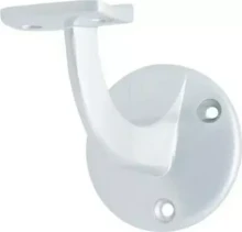 Bannister Bracket Round Base - Aluminium SC