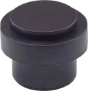 MN 207 38 x 40mm Round Floor Mount Door Stop - BLK