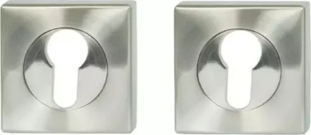 Milano Square Euro Escutcheon Set - SN