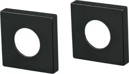 S Range Square Passage Rose Adaptor (Pr) - BLK