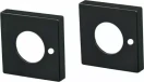 S Range Square Privacy Rose Adaptor (Pr) - BLK