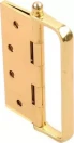 Hinge - 100 x 75 x 2.5mm D Handle Hinge - PB