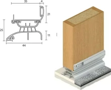 RP4 Door Bottom Seal 2 Piece CA