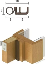 RP7 Frame Seal Standard Single Door Set