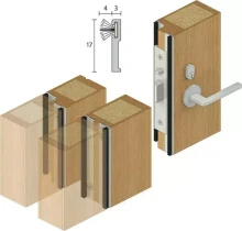 RP71 1000mm Meeting Stile Sweep Seal - CA