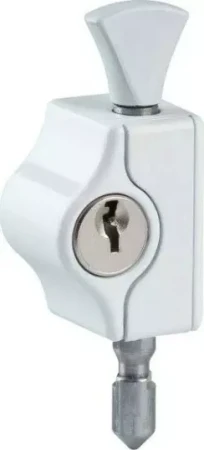 Push Lock - White * KEYED ALIKE *