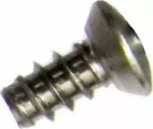 Screw Raised Head Square O/Size 10 x 3/8 #1 - BLK