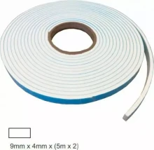 SF20 Weather Strip Roll Twin Pack 9 x 5 x 10m PVC - WH