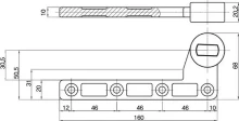 Offset Bottom Arm - RH/LH