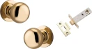 Cambridge Knob - Round Rose Passage Set - PB