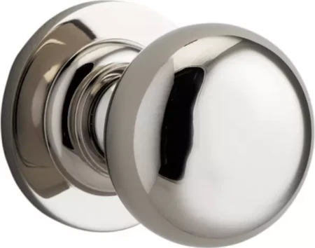 Cambridge Knob - Round Rose Pair - PN