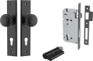 Cambridge Knob - Chamfered Entrance Set - Key / Key  - MB